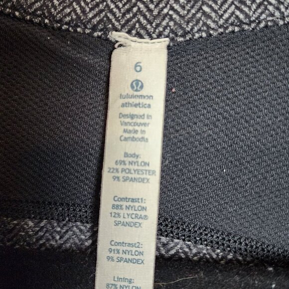 Lululemon Base Runner Herringbone jacket sz 6 Half zip back pocket Rulu fabric - Picture 6 of 14
